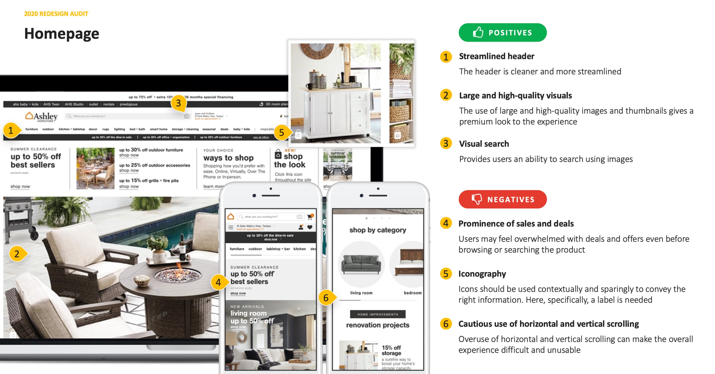 Expert evaluation: mobile navigation