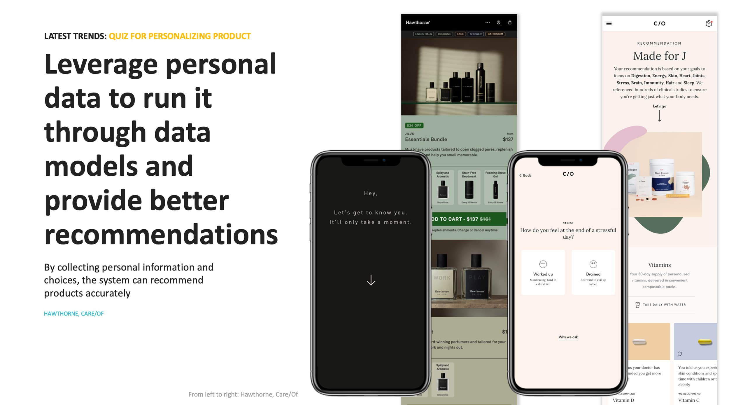 Trendspot: personalization mechanics